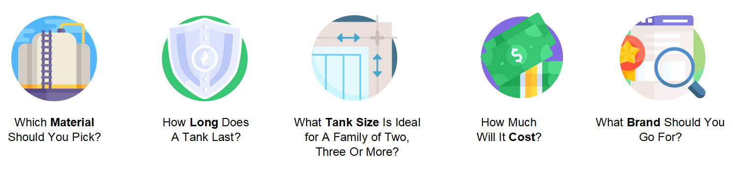 Things To Consider For Choosing The Right Water Storage Tank
