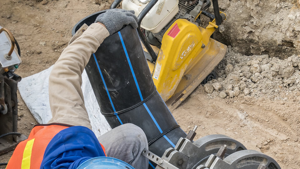 Bending High Flexible HDPE Pipe