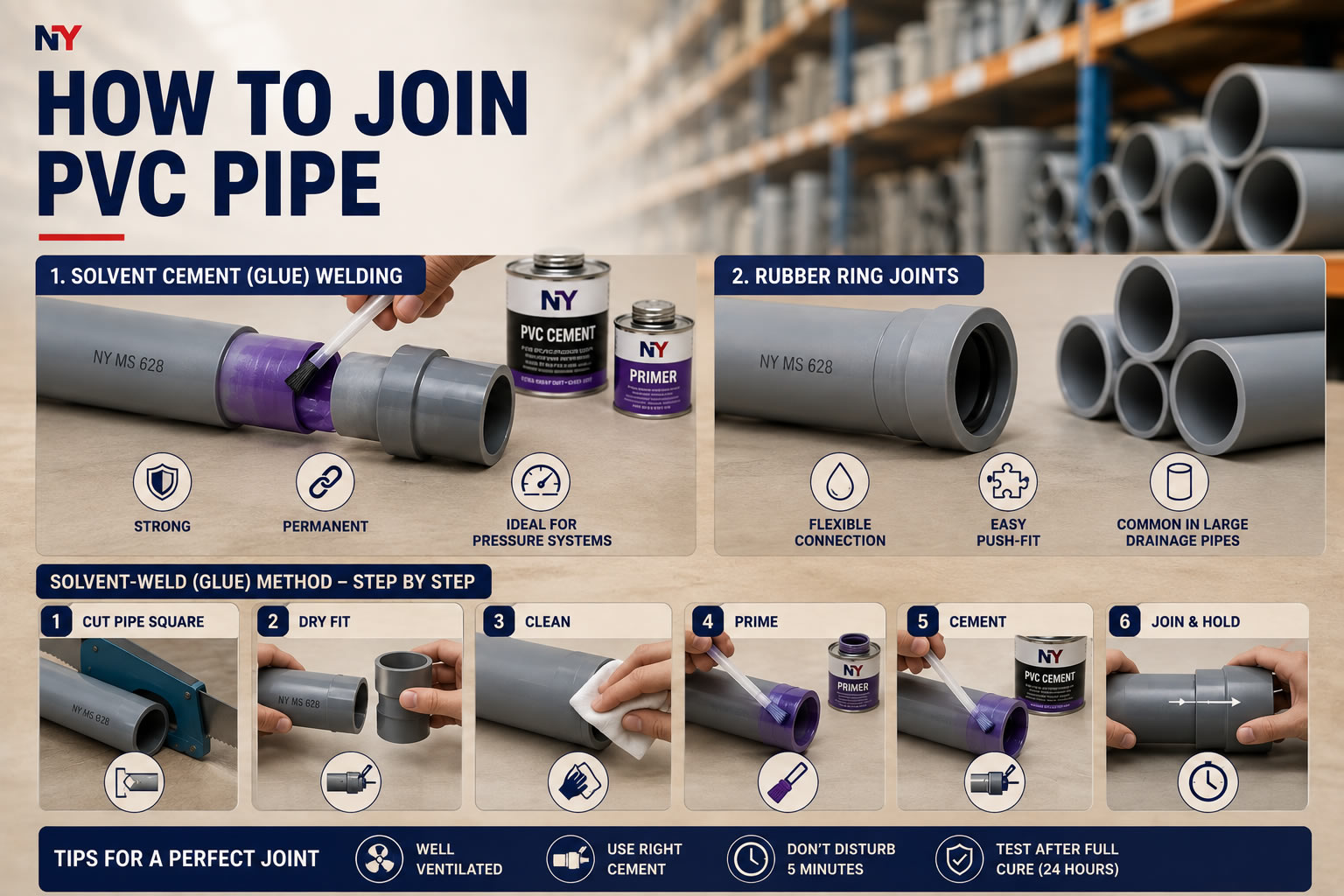 How to Glue & Join PVC Pipe: A Step-by-Step Guide for a Leak-Free Joint