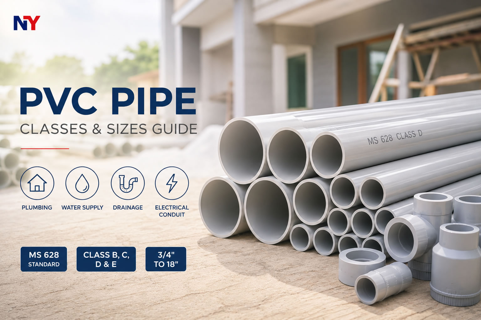 PVC Pipe: Complete Guide to Sizes, Classes & How to Buy in Malaysia