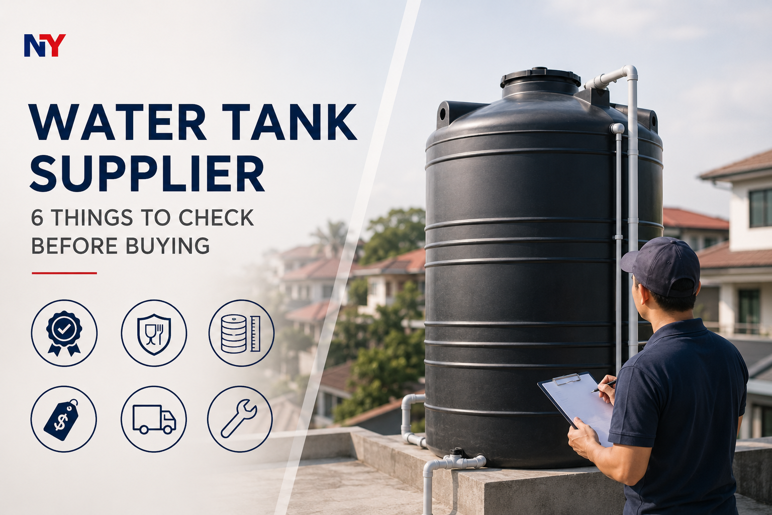 Water Tank Supplier Malaysia: 6 Things to Check Before You Buy