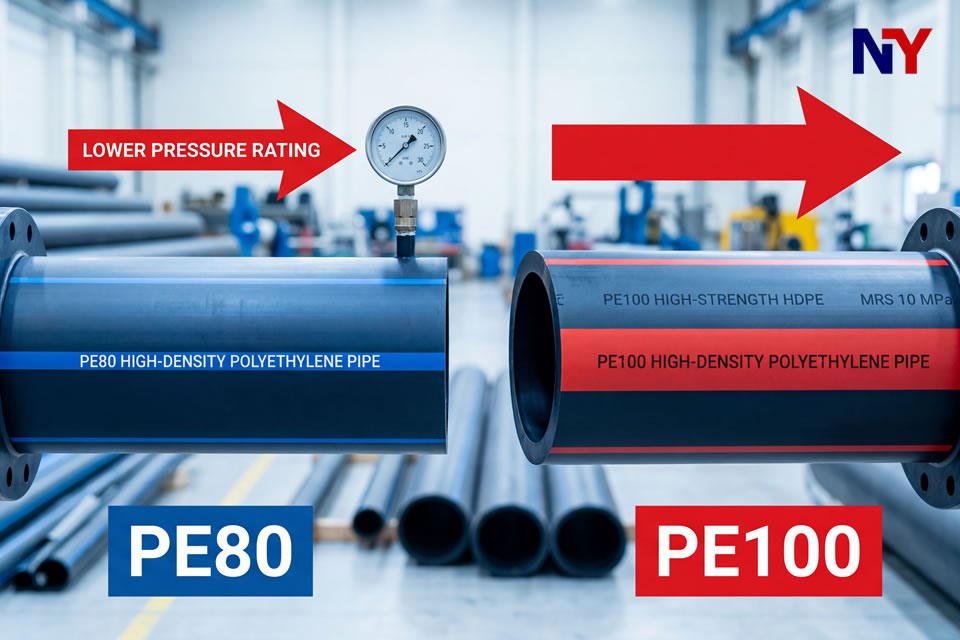 PE80 vs PE100 HDPE Pipe