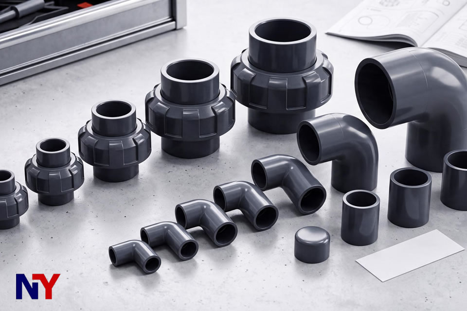 PVC Pipe Coupling Union and Socket Fittings