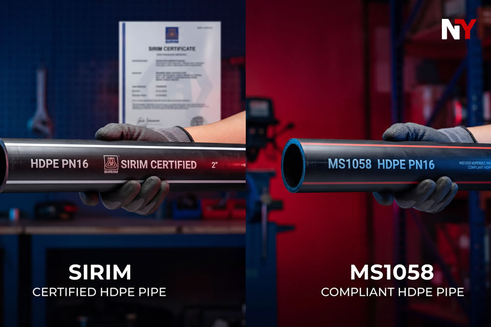 SIRIM & MS1058 HDPE PIPE