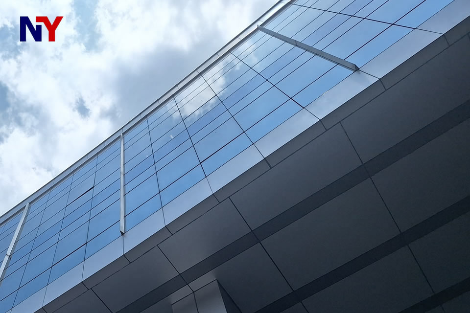 Aluminium Sheet Cladding on Malaysian Building Facade