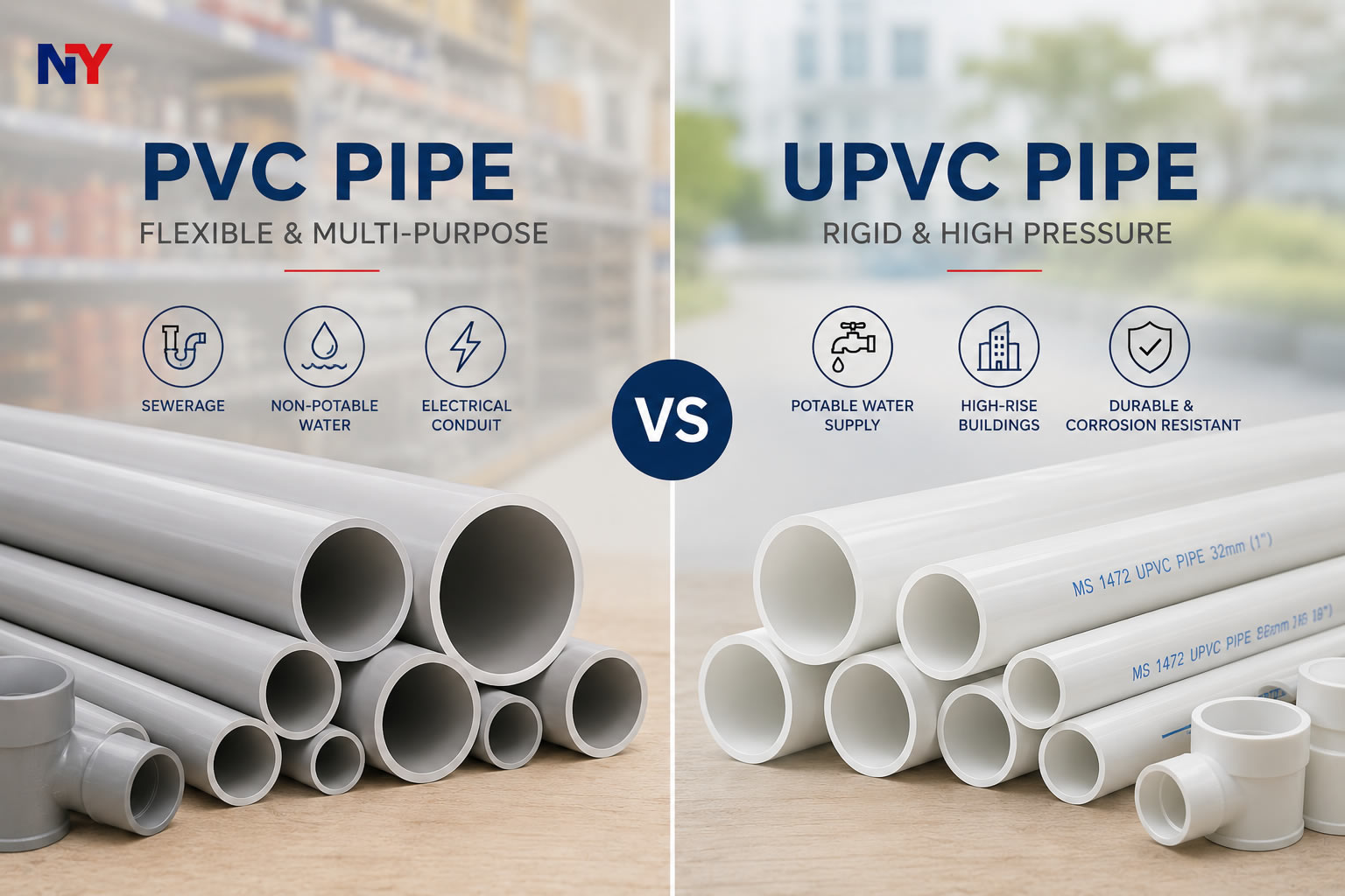 UPVC Pipe vs PVC Pipe: What's the Difference & Which Should You Use?
